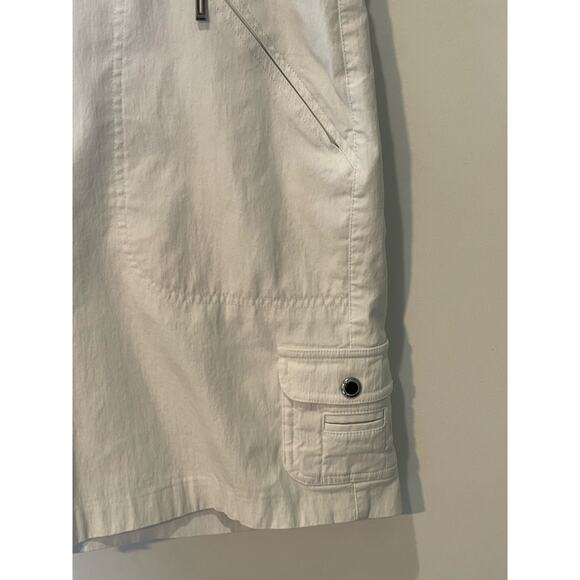 Jamie Sadock Bermuda Shorts Womens 14 White Golf Casual Summer Cargo Pocket - Picture 4 of 9